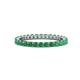 1 - Joyce 2.30 mm Emerald Eternity Band 