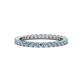 1 - Joyce 2.30 mm Aquamarine Eternity Band 