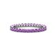 1 - Joyce 2.30 mm Amethyst Eternity Band 