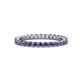 1 - Joyce 2.30 mm Iolite Eternity Band 