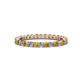 1 - Joyce 2.30 mm Citrine and Diamond Eternity Band 
