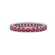 1 - Joyce 3.00 mm Ruby Eternity Band 