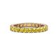 1 - Joyce 3.00 mm Yellow Sapphire Eternity Band 