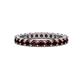 1 - Joyce 3.00 mm Red Garnet Eternity Band 