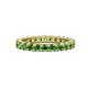 1 - Joyce 3.00 mm Green Garnet Eternity Band 