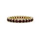 1 - Joyce 3.00 mm Red Garnet Eternity Band 