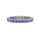 1 - Joyce 3.00 mm Tanzanite Eternity Band 