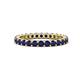 1 - Joyce 2.70 mm Round Blue Sapphire Eternity Band 