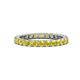1 - Joyce 2.70 mm Round Yellow Sapphire Eternity Band 