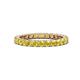 1 - Joyce 2.70 mm Round Yellow Sapphire Eternity Band 