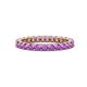 1 - Joyce 2.70 mm Round Amethyst Eternity Band 