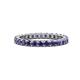 1 - Joyce 2.70 mm Round Iolite Eternity Band 
