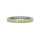 1 - Joyce 2.70 mm Round Peridot Eternity Band 