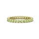 1 - Joyce 2.70 mm Round Peridot Eternity Band 
