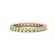 1 - Joyce 2.70 mm Round Peridot Eternity Band 