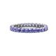 1 - Joyce 2.70 mm Round Tanzanite Eternity Band 