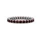1 - Joyce 2.70 mm Round Red Garnet Eternity Band 