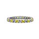 1 - Joyce 2.70 mm Yellow Sapphire and Diamond Eternity Band 