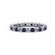 1 - Joyce 2.70 mm Blue Sapphire and Diamond Eternity Band 