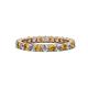 1 - Joyce 2.70 mm Citrine and Diamond Eternity Band 