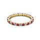 3 - Joyce 2.30 mm Ruby and Diamond Eternity Band 