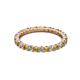 3 - Joyce 2.30 mm Citrine and Diamond Eternity Band 