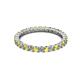 3 - Joyce 2.30 mm Yellow Sapphire and Diamond Eternity Band 