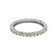 3 - Joyce 2.30 mm Peridot and Diamond Eternity Band 