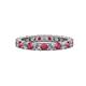 1 - Joyce 3.00 mm Ruby and Diamond Eternity Band 