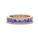 1 - Celina 3.40 mm Round Tanzanite Eternity Band 