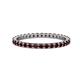 1 - Joyce 2.00 mm Red Garnet Eternity Band 