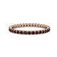1 - Joyce 2.00 mm Red Garnet Eternity Band 