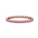 1 - Joyce 2.00 mm Rhodolite Garnet Eternity Band 