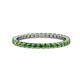 1 - Joyce 2.00 mm Green Garnet Eternity Band 