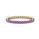 1 - Joyce 2.00 mm Amethyst Eternity Band 
