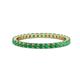 1 - Joyce 2.00 mm Emerald Eternity Band 