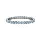 1 - Joyce 2.00 mm Aquamarine Eternity Band 