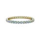 1 - Joyce 2.00 mm Aquamarine Eternity Band 