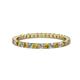 1 - Joyce 2.00 mm Citrine and Diamond Eternity Band 