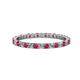 1 - Joyce 2.00 mm Ruby and Diamond Eternity Band 