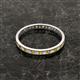 2 - Rebica 2.50 mm Princess Cut Citrine and Diamond Eternity Band 