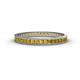 1 - Rebica 2.50 mm Princess Cut Citrine Eternity Band 