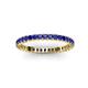 3 - Allie 2.00 mm Princess Cut Blue Sapphire Eternity Band 