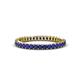 1 - Allie 2.00 mm Princess Cut Blue Sapphire Eternity Band 