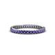 1 - Allie 2.00 mm Princess Cut Iolite Eternity Band 
