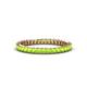 1 - Allie 2.00 mm Princess Cut Peridot Eternity Band 