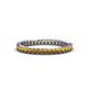 1 - Allie 2.00 mm Princess Cut Citrine Eternity Band 