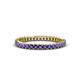 1 - Allie 2.00 mm Princess Cut Iolite Eternity Band 