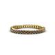 1 - Allie 2.00 mm Smoky Quartz Eternity Band 