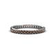 1 - Allie 2.00 mm Smoky Quartz Eternity Band 